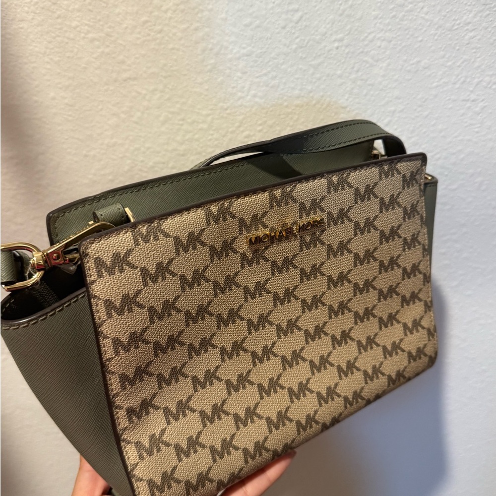 Michael Kors Olive Green Handbag